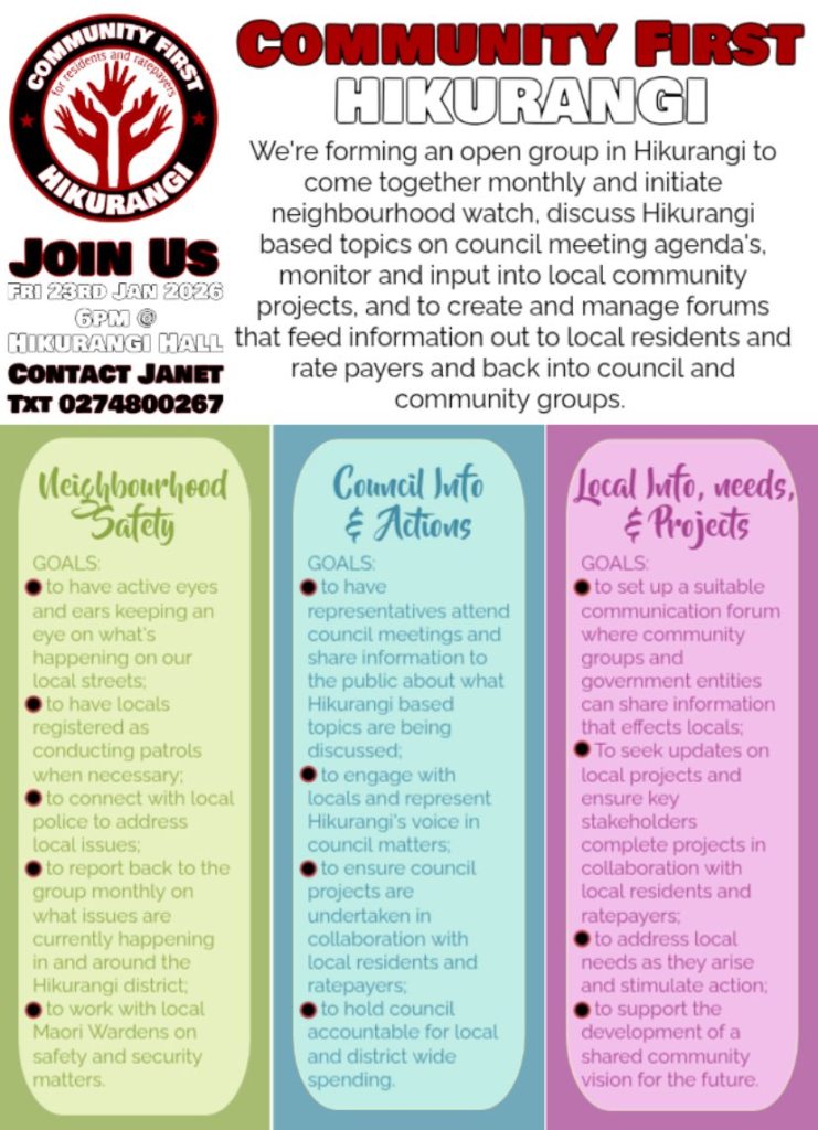 Hikurangi Community First