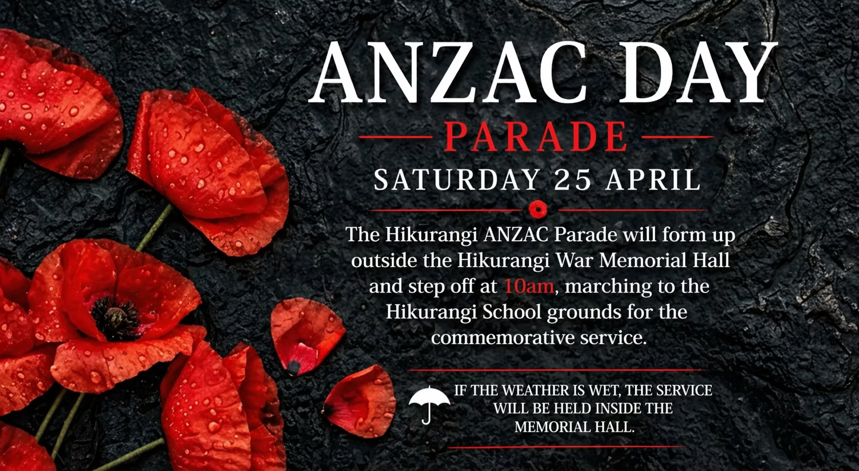 ANZAC Parade Hikurangi