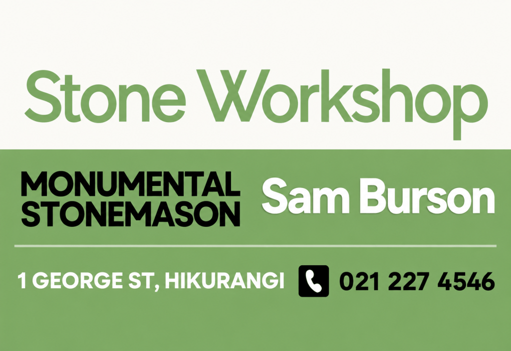 Stone Workshop Memorials Hikurangi